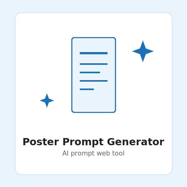 LLM Poster Prompt Generator preview